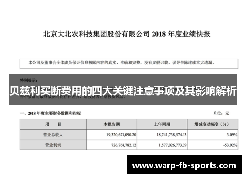 贝兹利买断费用的四大关键注意事项及其影响解析